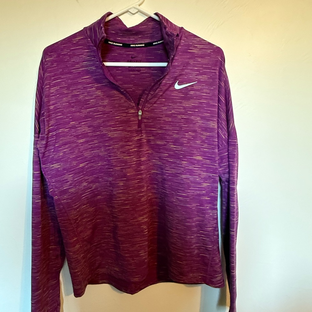 Nike Dri-fit Quarter-Zip Pullover- medium